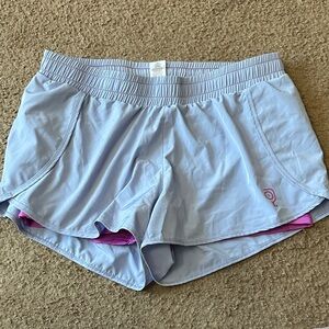 Baddle Pickleball Light Blue Women's Athletic Shorts